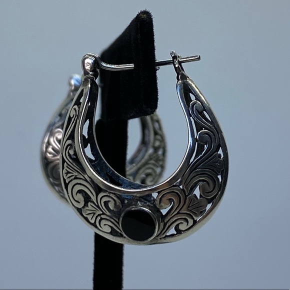 Jewelry - 925 silver antique basket earrings✨